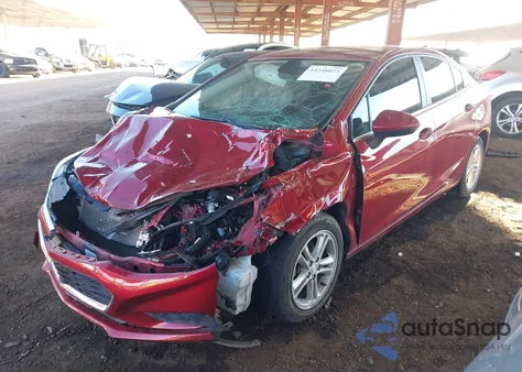 2018 Chevrolet Cruze Lt Auto из США, поврежденный, VIN 1G1BE5SM6J7201894